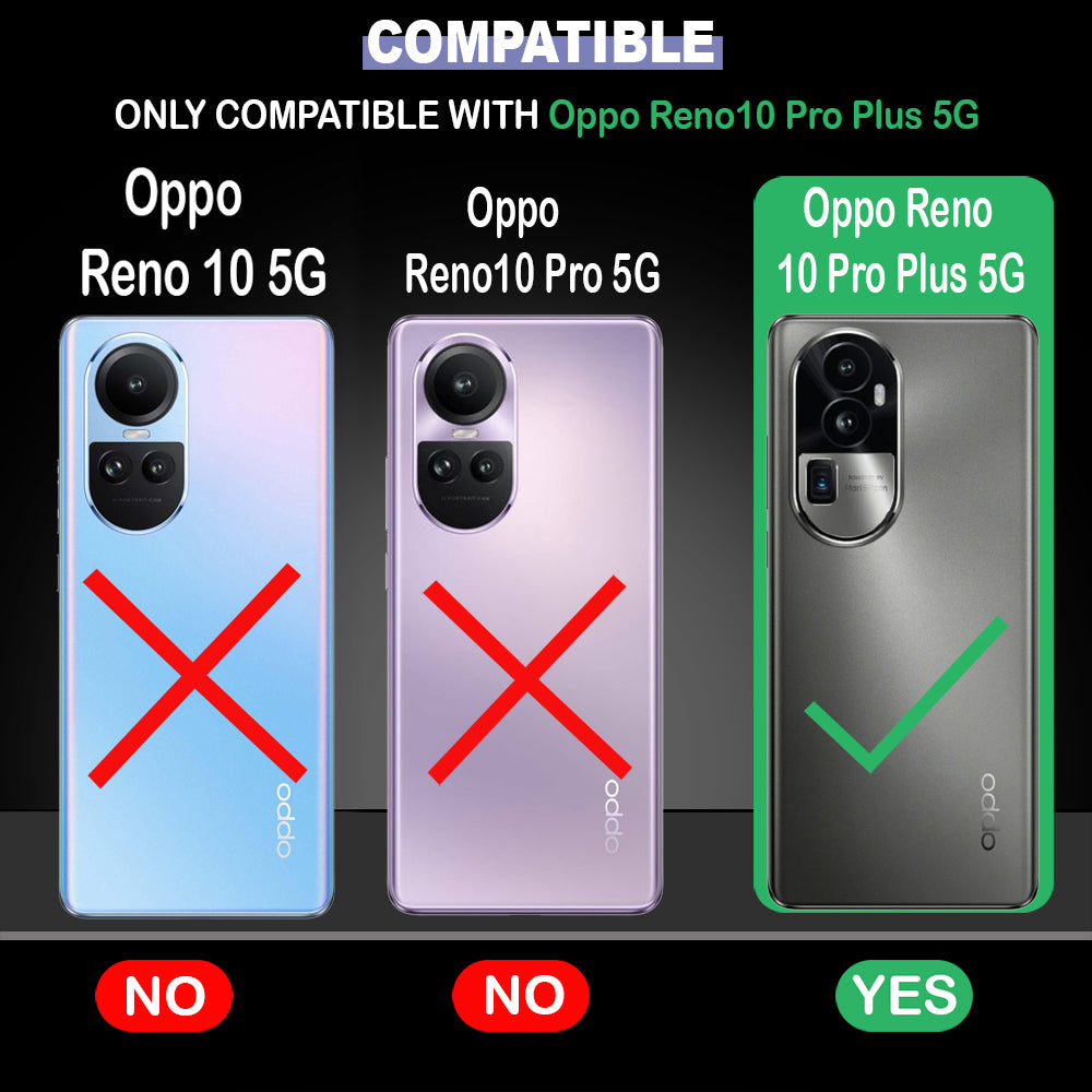 Premium Wallet Flip Cover for Oppo Reno 10 Pro Plus 5G