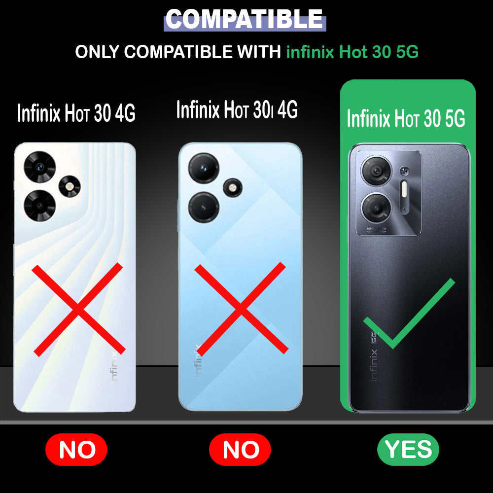 Premium Wallet Flip Cover for Infinix Hot 30 5G