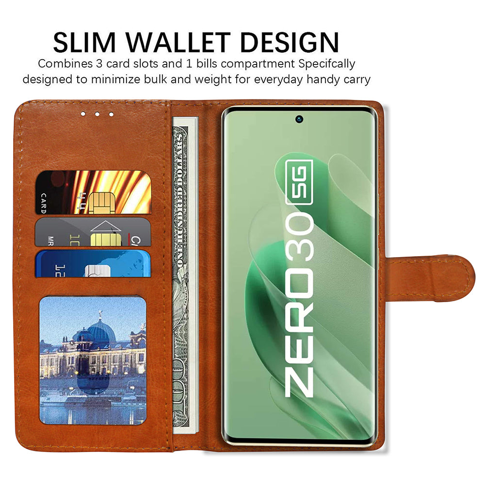 Premium Wallet Flip Cover for Infinix Zero 30 5G