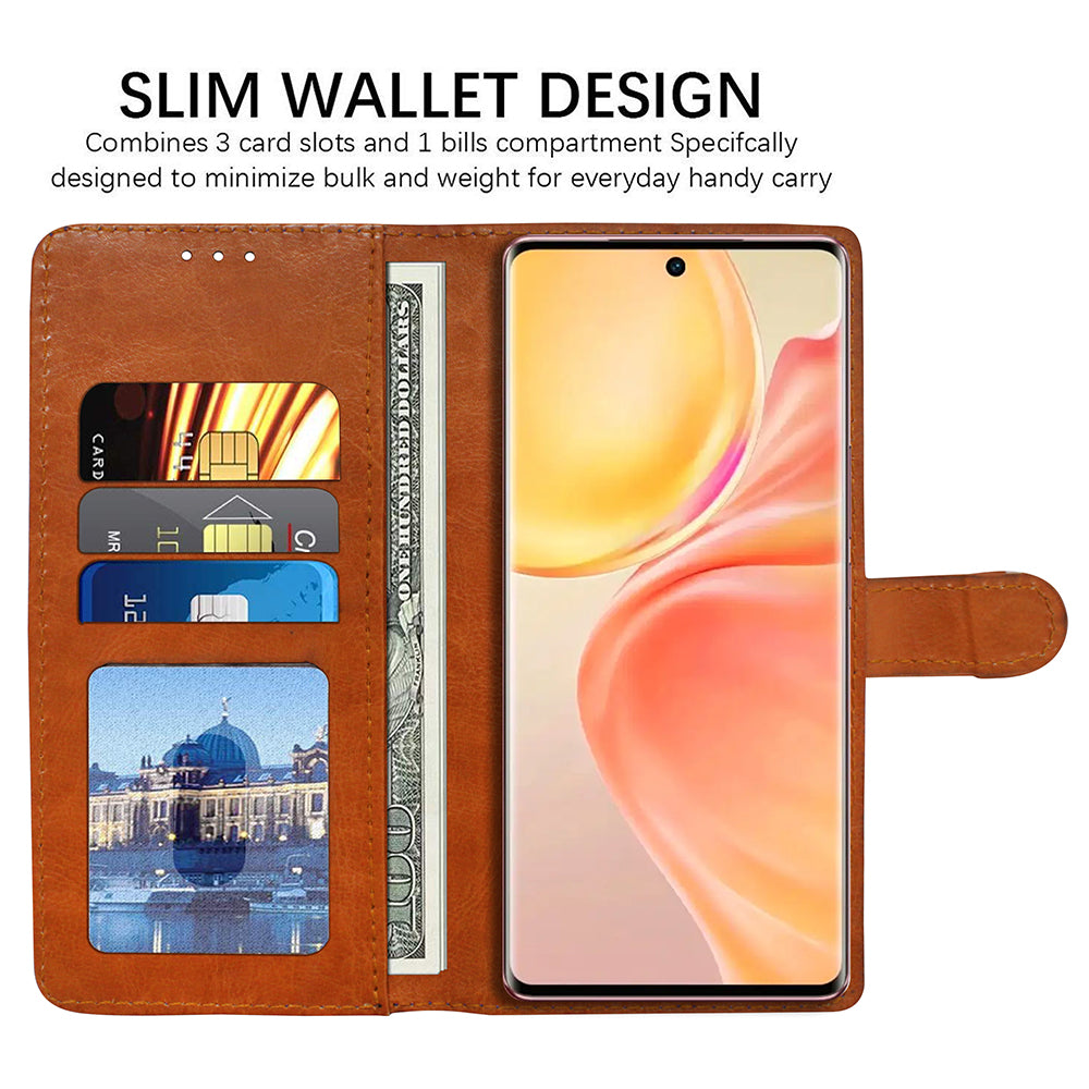 Premium Wallet Flip Cover for Vivo V29 5G