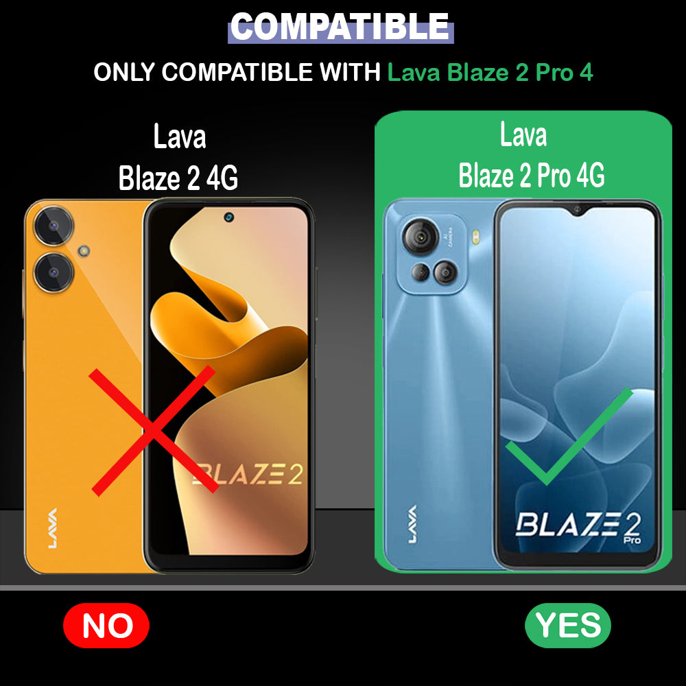 Premium Wallet Flip Cover for Lava Blaze 2 Pro 4G