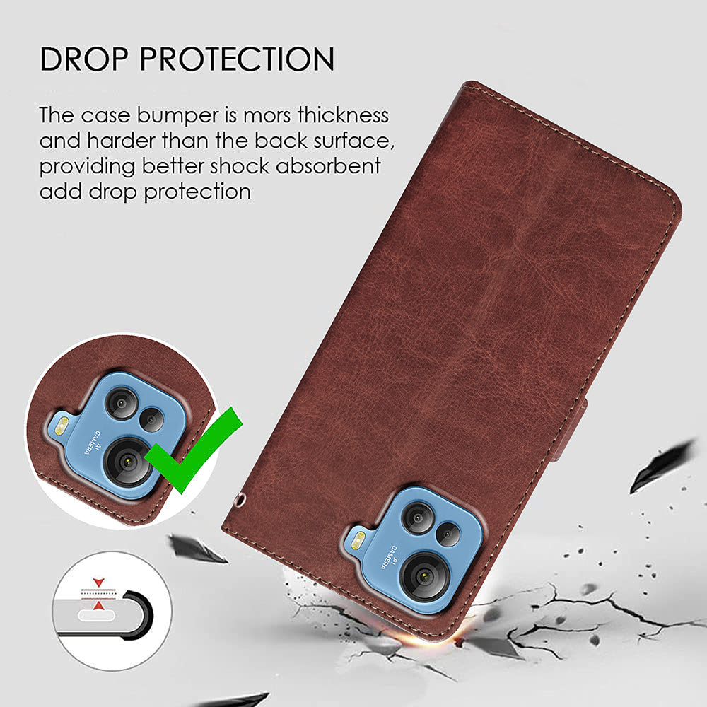 Premium Wallet Flip Cover for Lava Blaze 2 Pro 4G