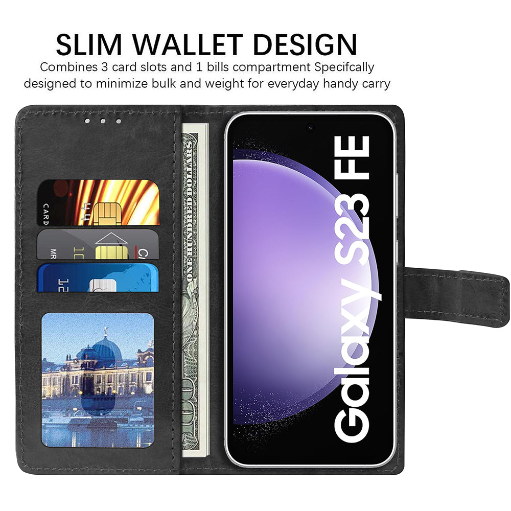 Premium Wallet Flip Cover for Samsung Galaxy S23 FE 5G