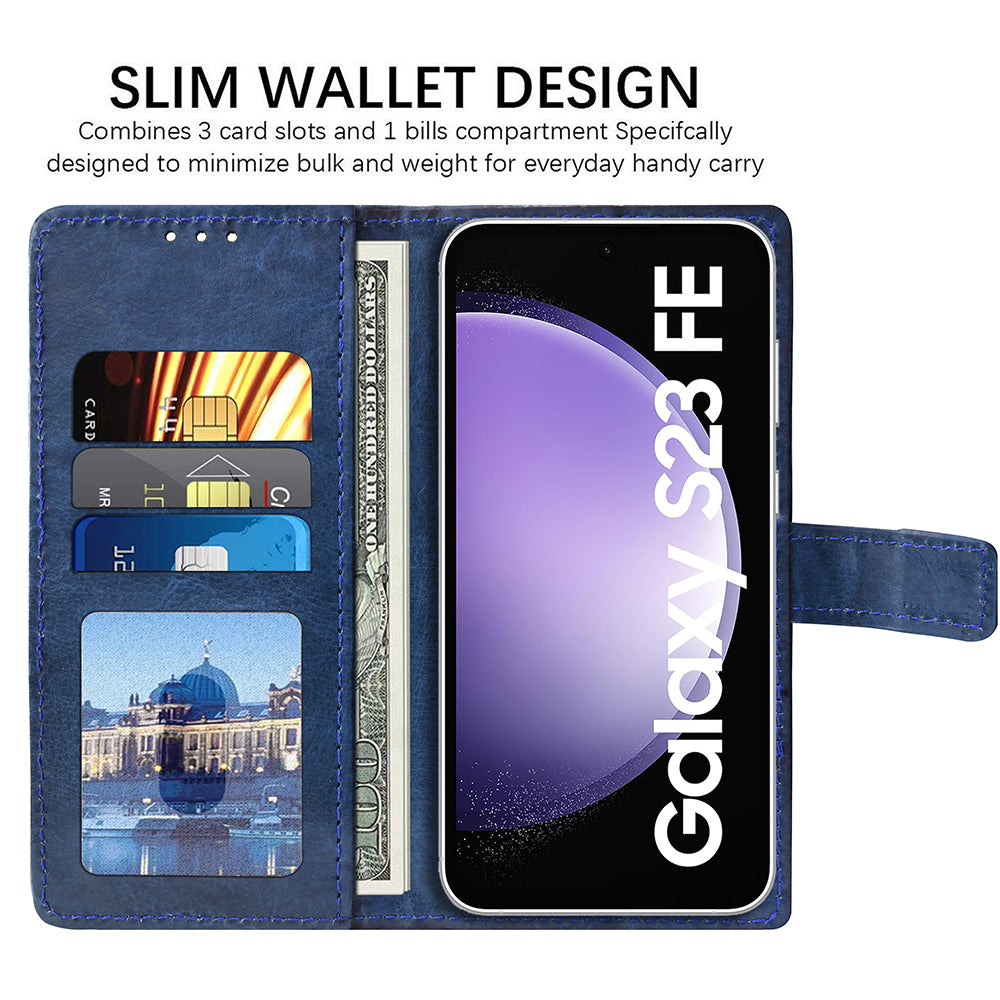 Premium Wallet Flip Cover for Samsung Galaxy S23 FE 5G