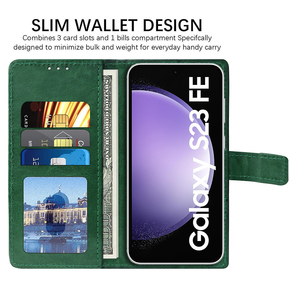 Premium Wallet Flip Cover for Samsung Galaxy S23 FE 5G