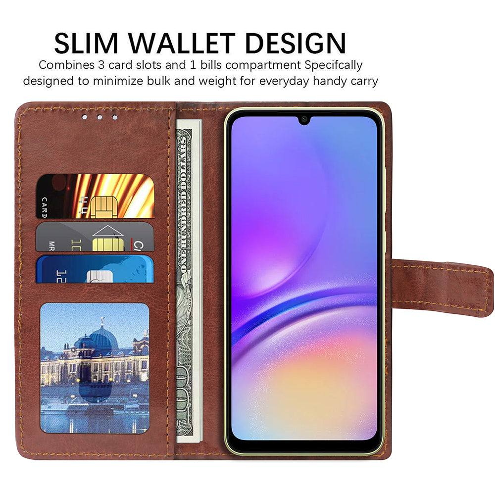 Premium Wallet Flip Cover for Samsung Galaxy A05 4G