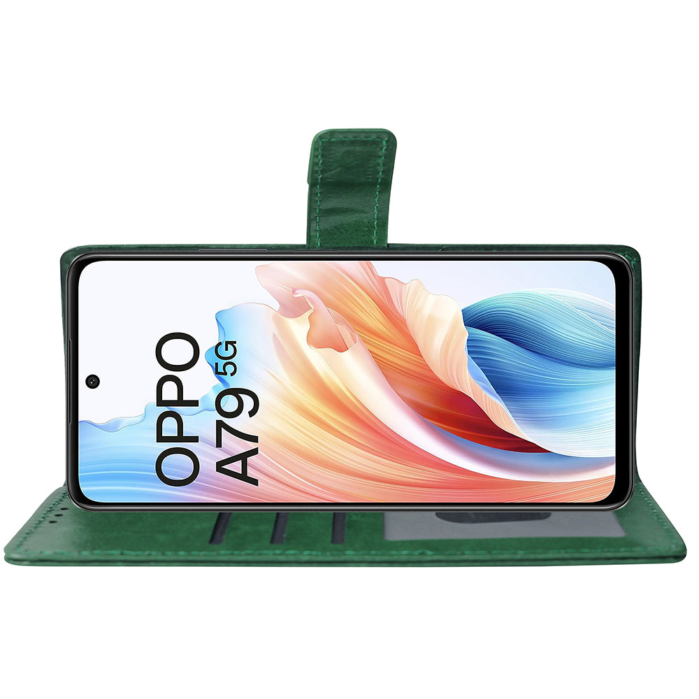 Premium Wallet Flip Cover for Oppo A79 5G