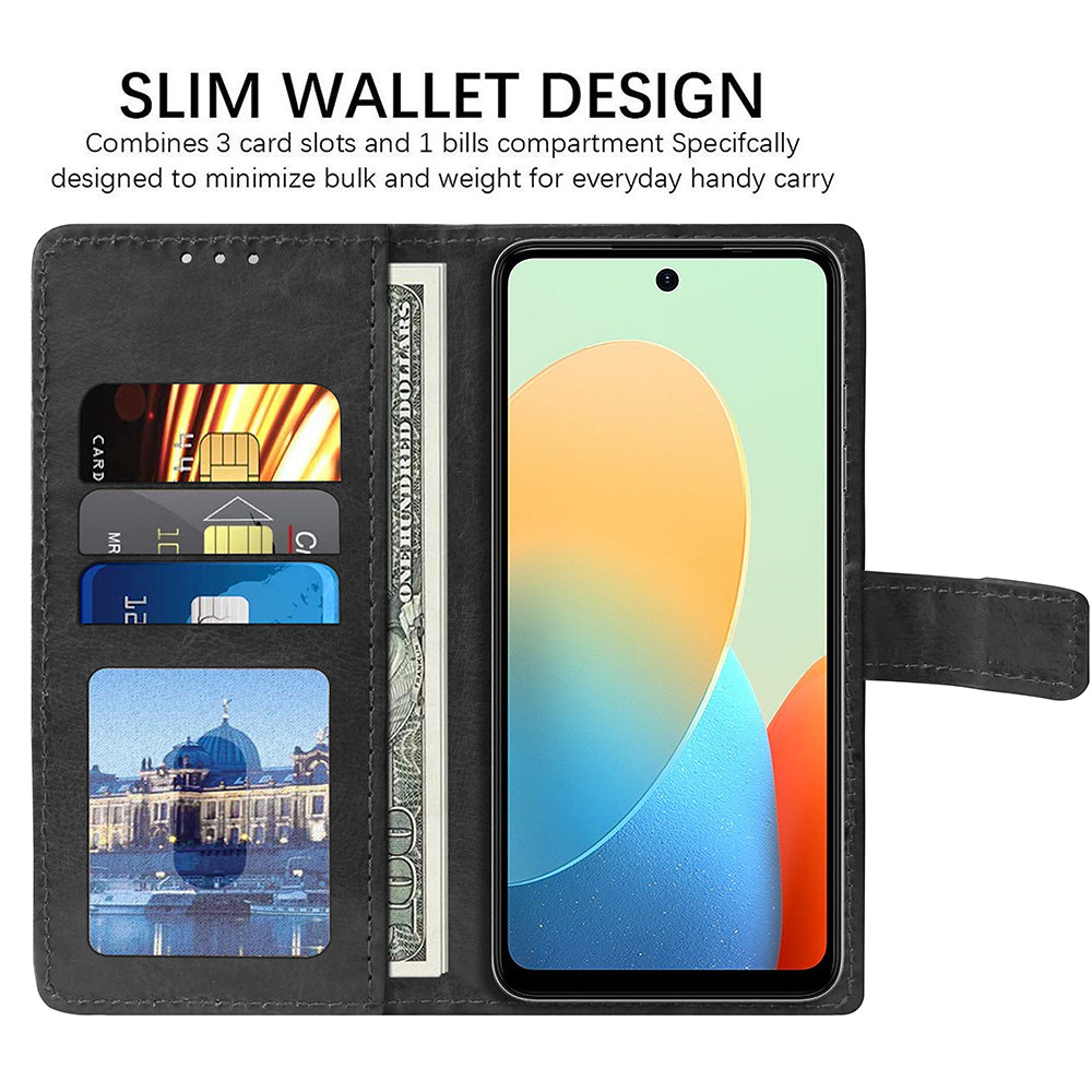 Premium Wallet Flip Cover for Tecno Spark Go (2024)