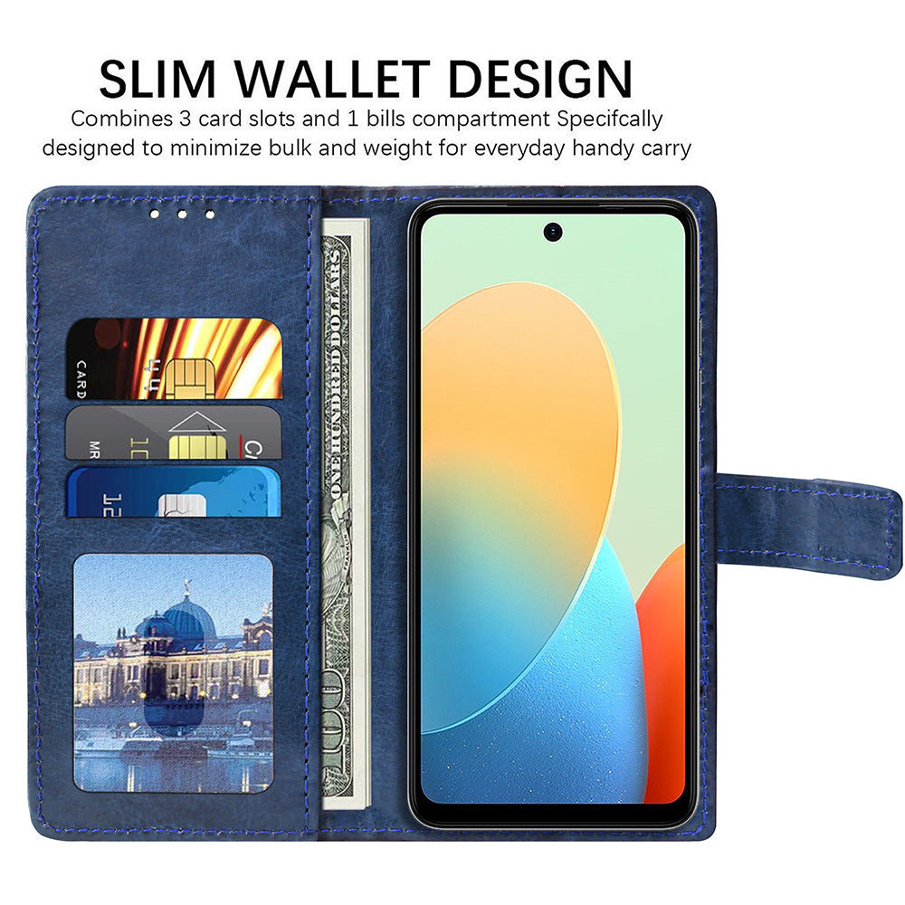 Premium Wallet Flip Cover for Tecno Spark Go (2024)