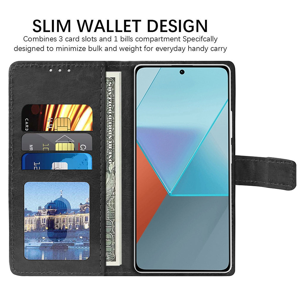 Premium Wallet Flip Cover for Mi Redmi Note 13 Pro 5G