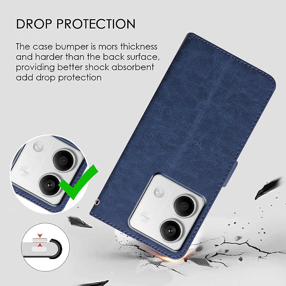 Premium Wallet Flip Cover for Mi Redmi Note 13 Pro 5G