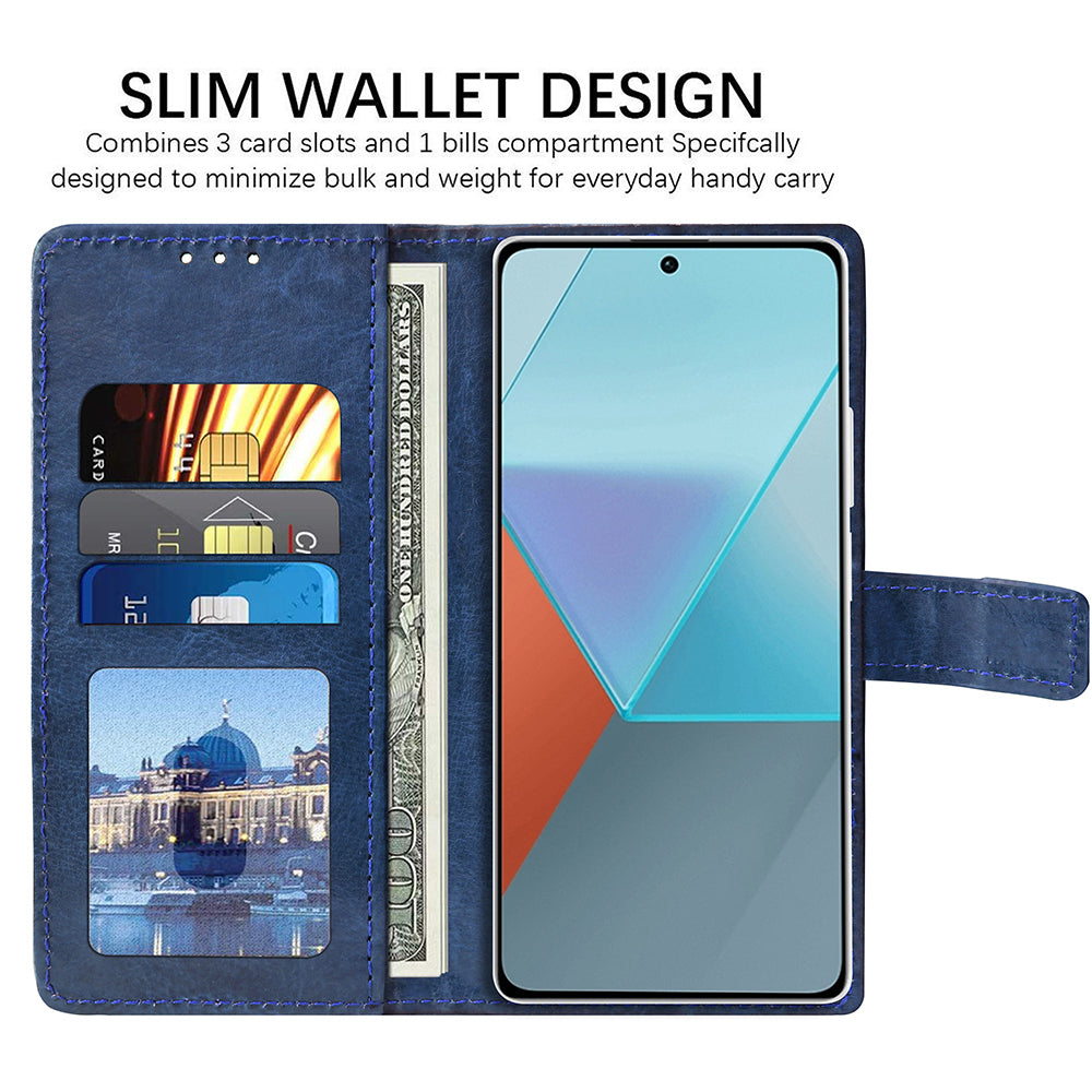 Premium Wallet Flip Cover for Mi Redmi Note 13 Pro 5G