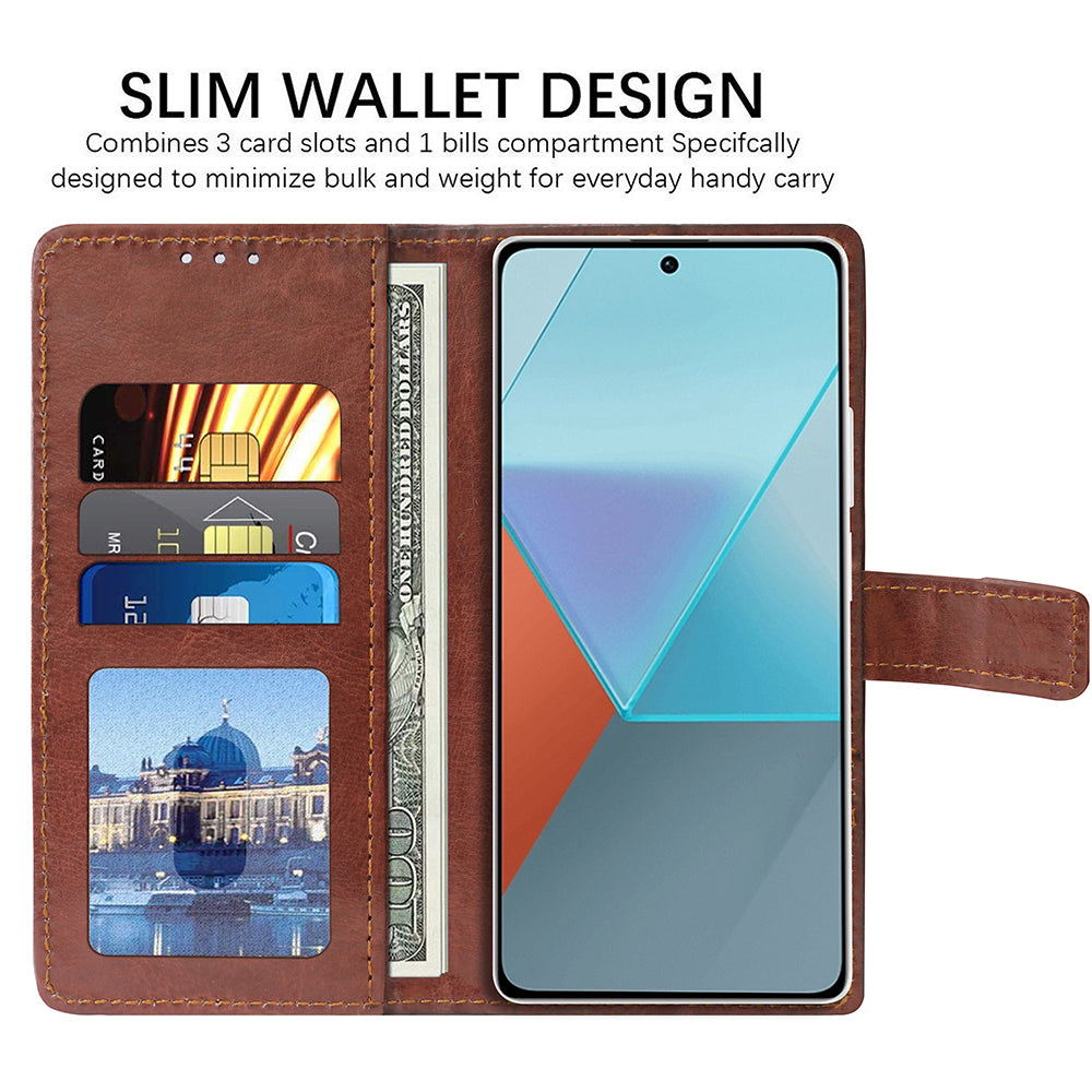 Premium Wallet Flip Cover for Mi Redmi Note 13 Pro 5G