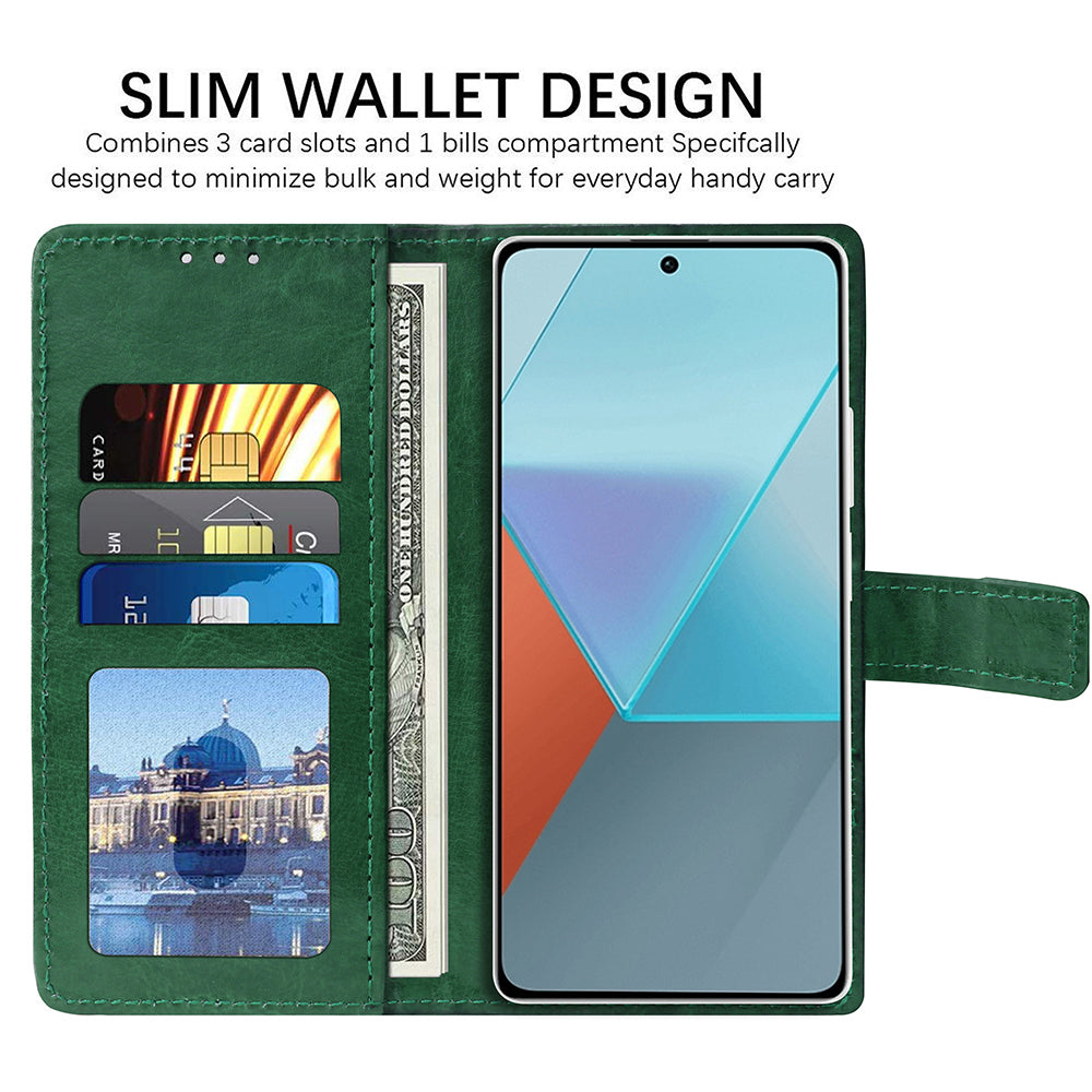 Premium Wallet Flip Cover for Mi Redmi Note 13 Pro 5G