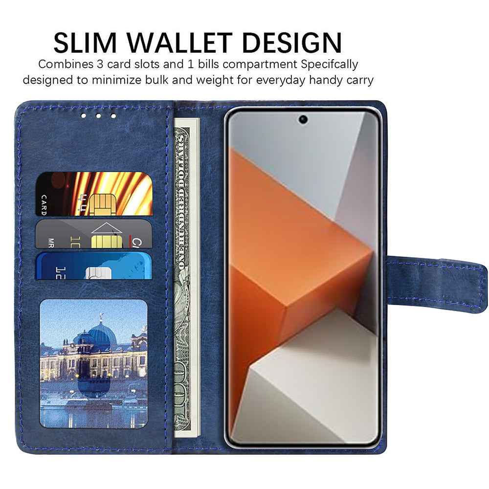 Premium Wallet Flip Cover for Mi Redmi Note 13 Pro Plus 5G