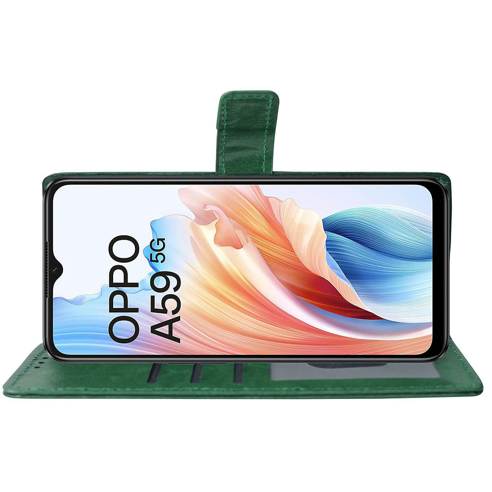 Premium Wallet Flip Cover for Oppo A59 5G