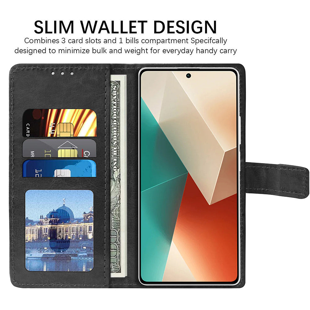 Premium Wallet Flip Cover for Mi Redmi Note 13 5G