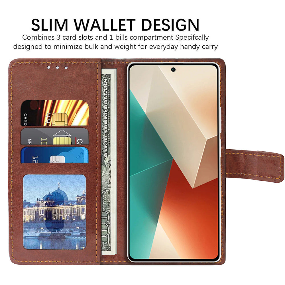 Premium Wallet Flip Cover for Mi Redmi Note 13 5G