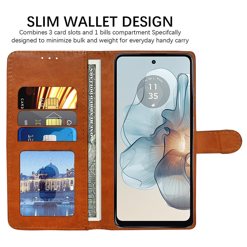 Premium Wallet Flip Cover for Motorola Moto G24 Power 4G