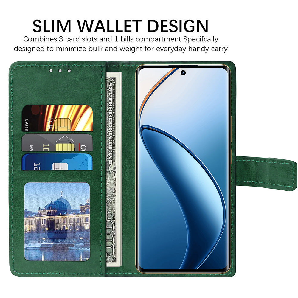 Premium Wallet Flip Cover for Realme 12 Pro Plus 5G