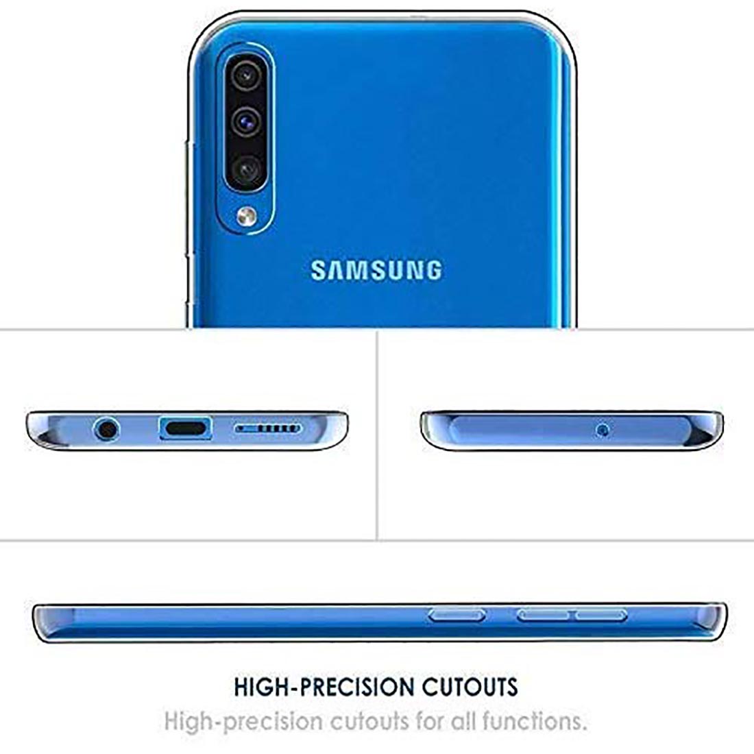 Clear Case for Samsung Galaxy A70s