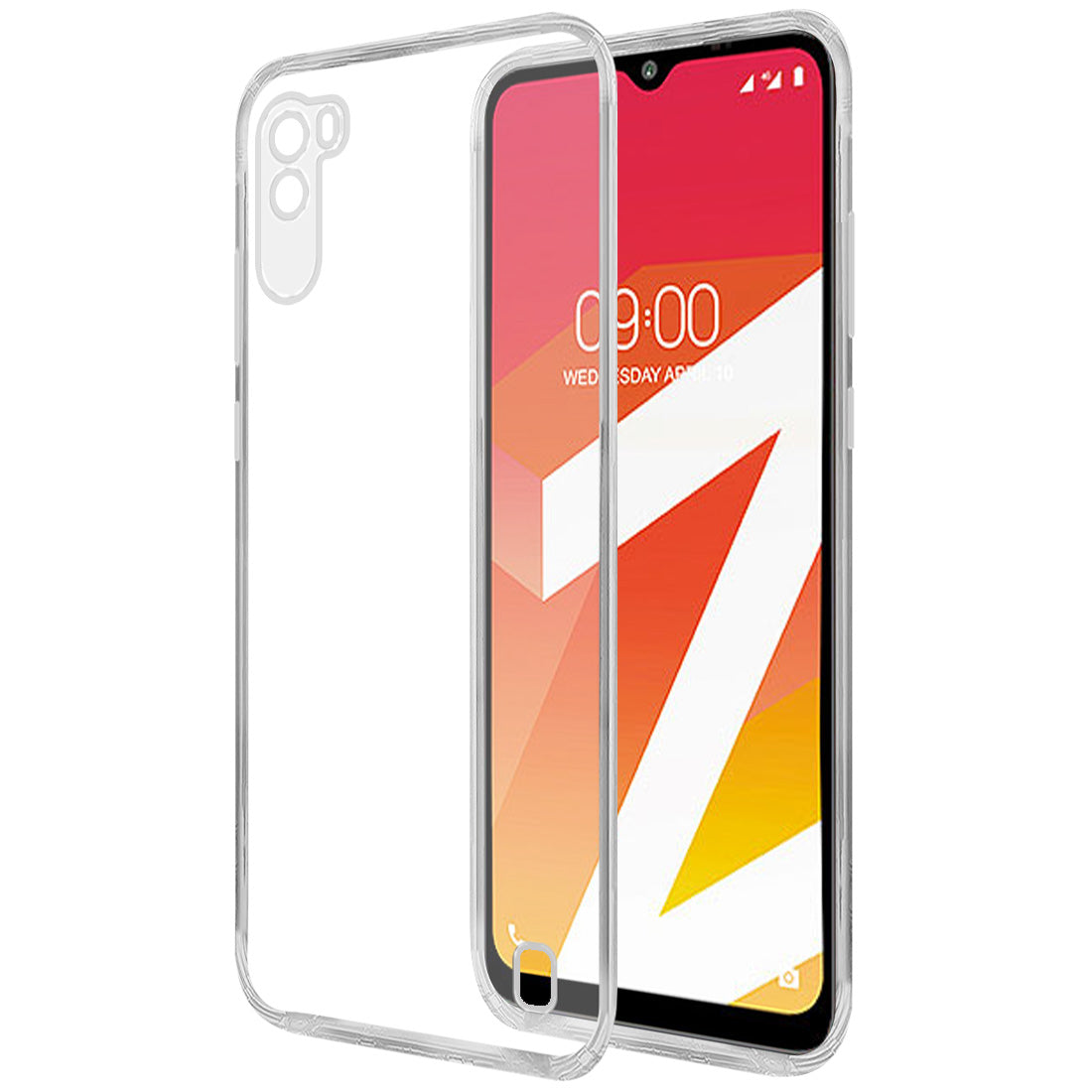 Casotec Soft TPU Back Case Cover for Lava Z2 - Clear