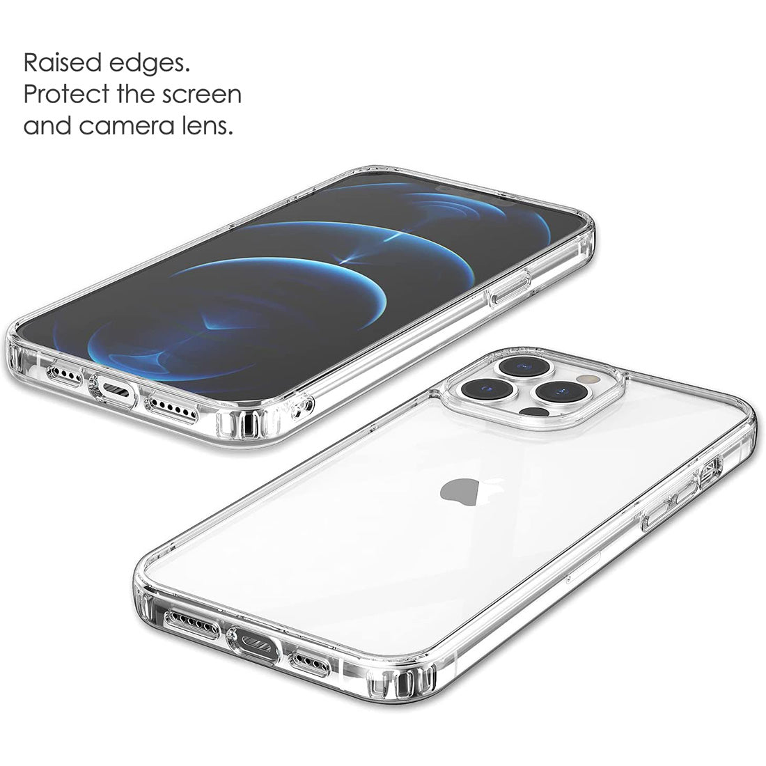 Casotec Soft TPU Back Case Cover for Apple iPhone 13 Pro (6.1 inch) - Clear