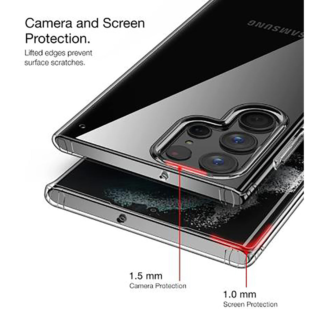 Clear Case for Samsung Galaxy S22 Ultra 5G