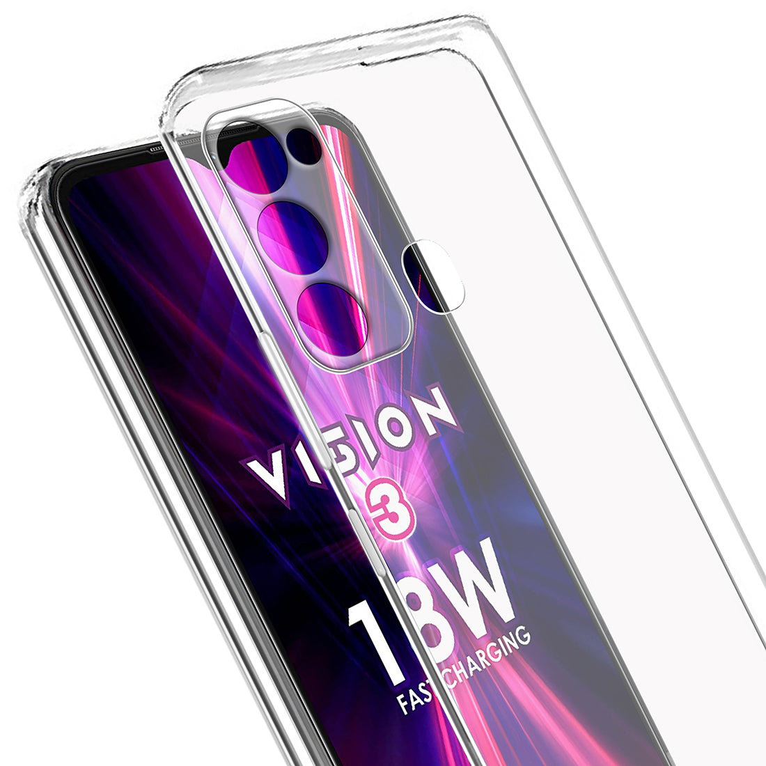 Clear Case for Itel Vision 3