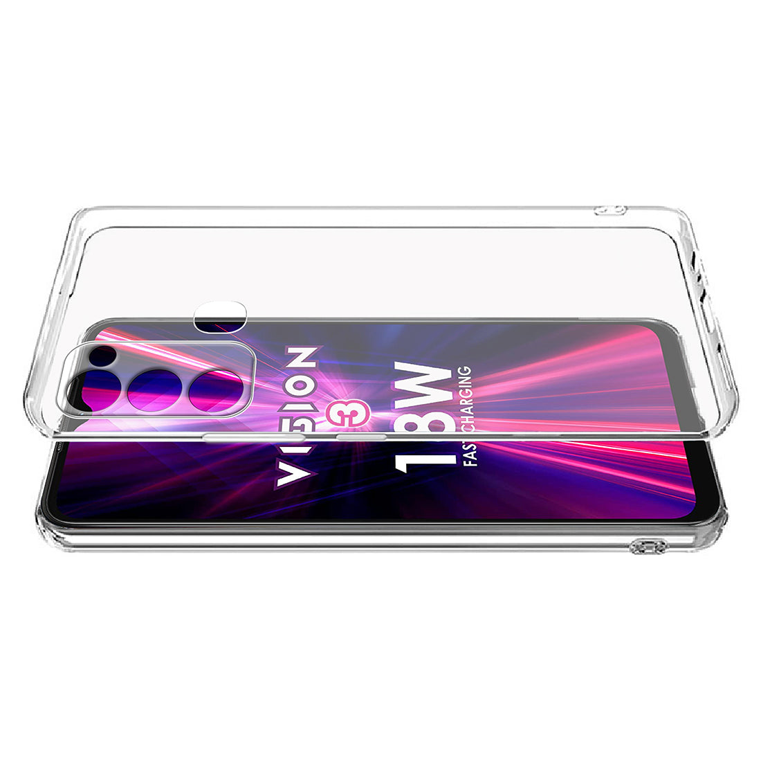 Clear Case for Itel Vision 3