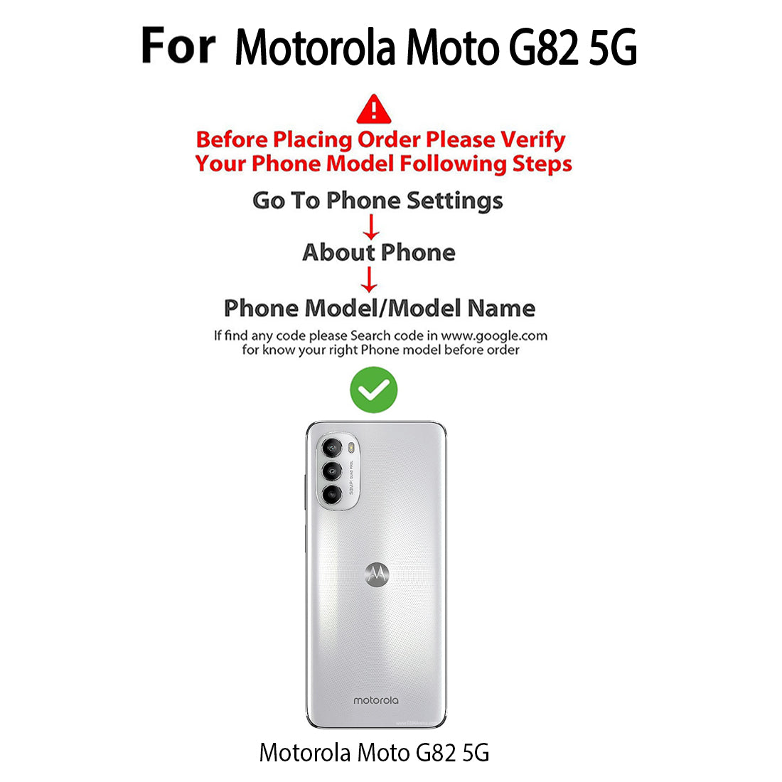 Clear Case for Motorola Moto G82 5G