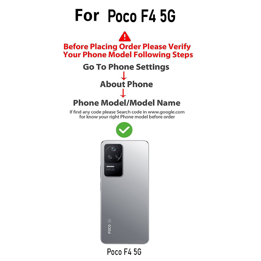Clear Case for Poco F4 5G