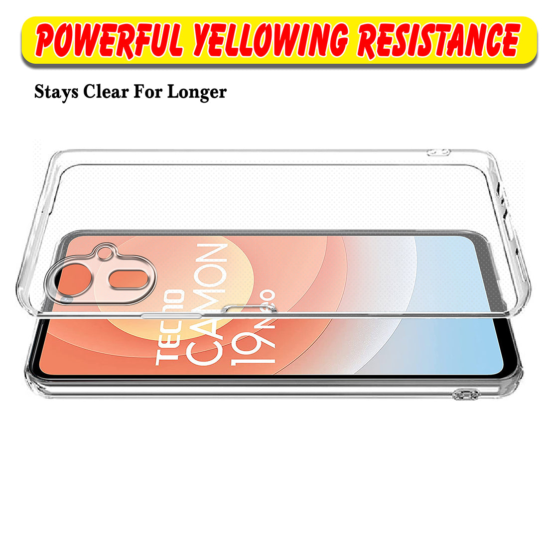 Clear Case for Tecno Camon 19 Neo 4G