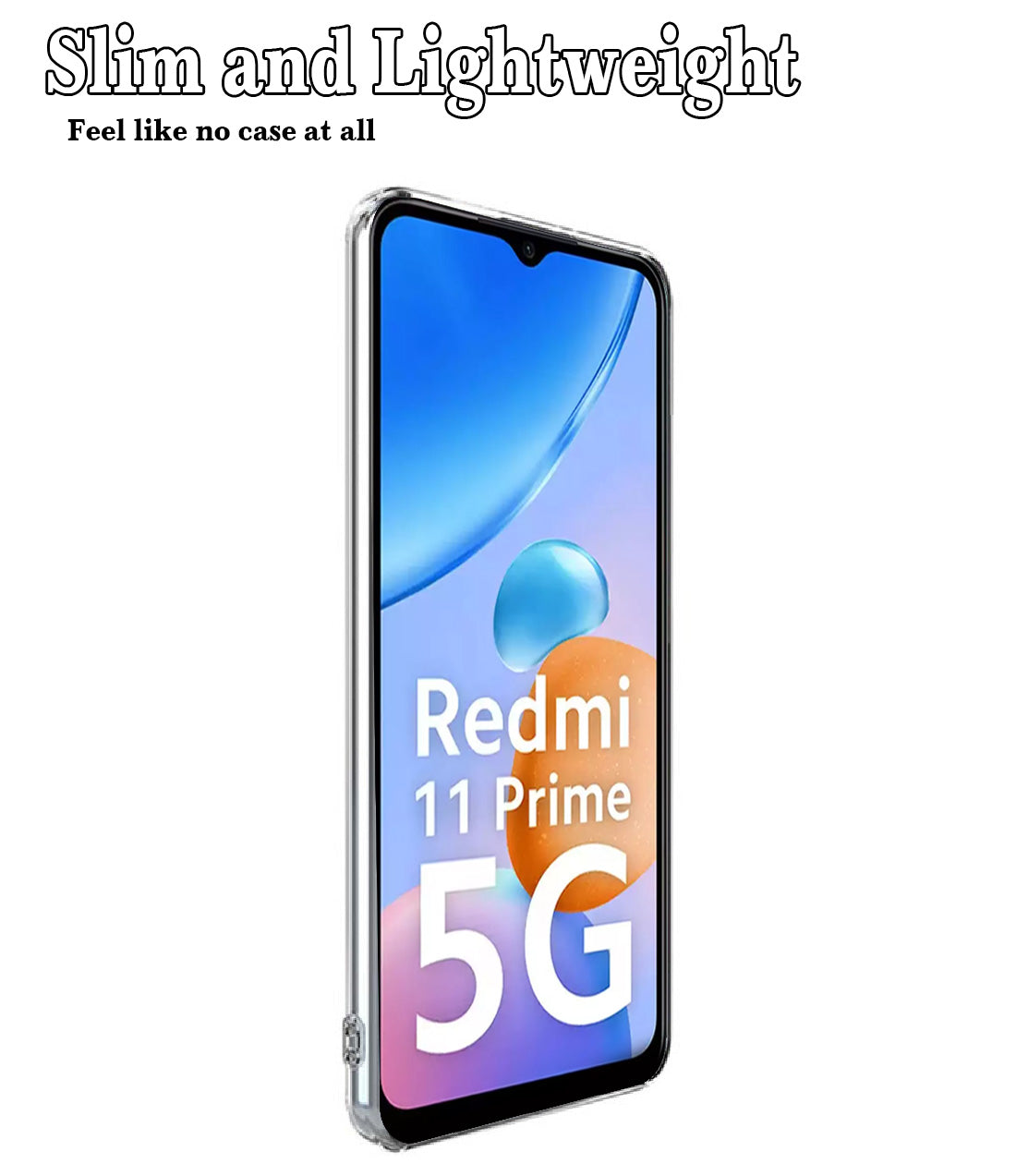 Clear Case for Mi Redmi 11 Prime 5G