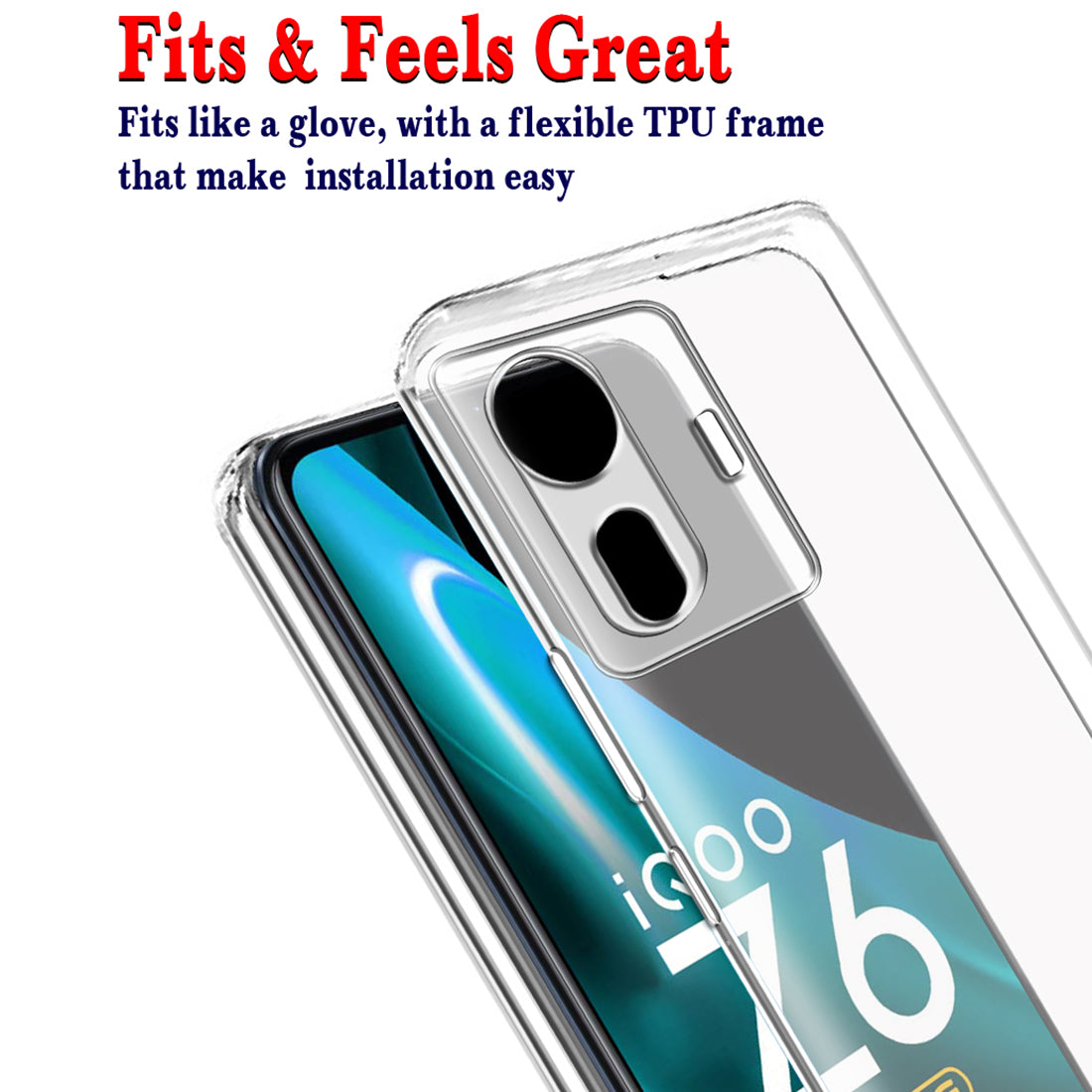 Clear Case for iQOO Z6 Lite 5G