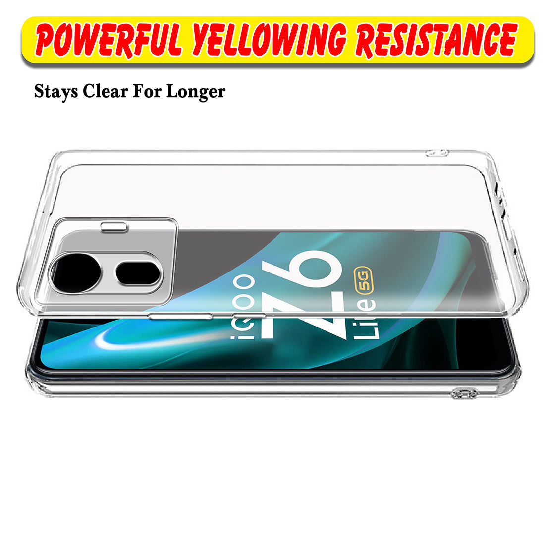 Clear Case for iQOO Z6 Lite 5G