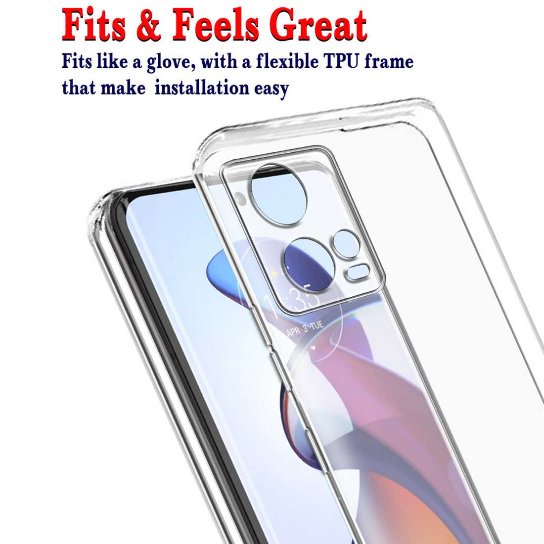 Clear Case for Motorola edge 30 Fusion 5G