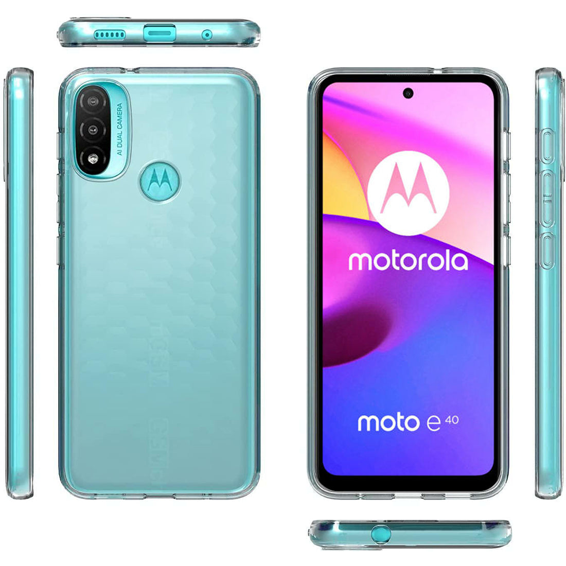 Clear Case for Motorola Moto E40 4G