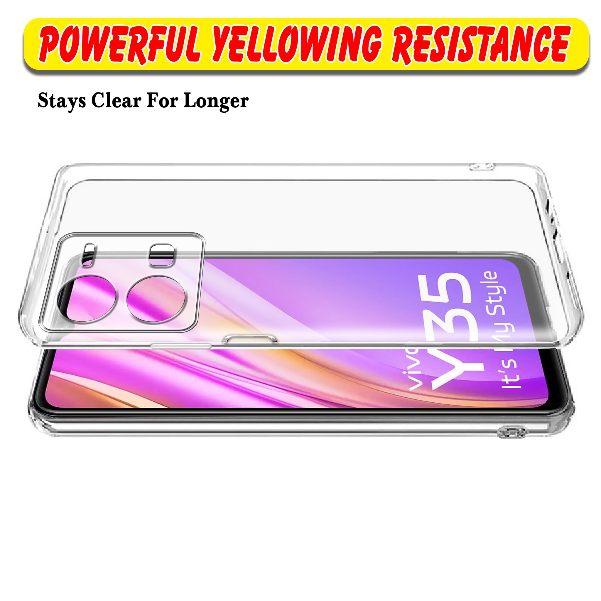 Clear Case for Vivo Y35 4G