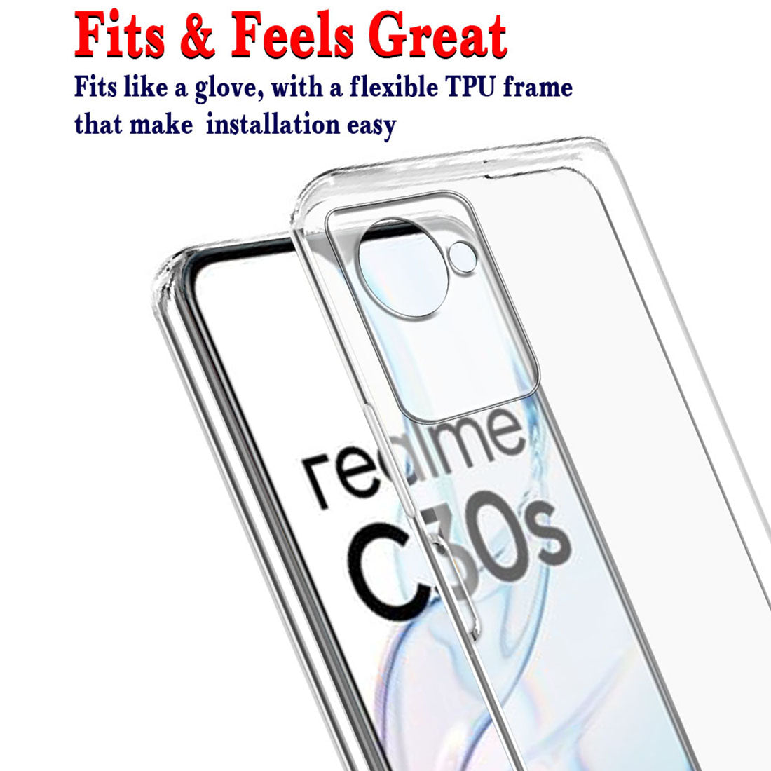 Clear Case for Realme C30s 4G