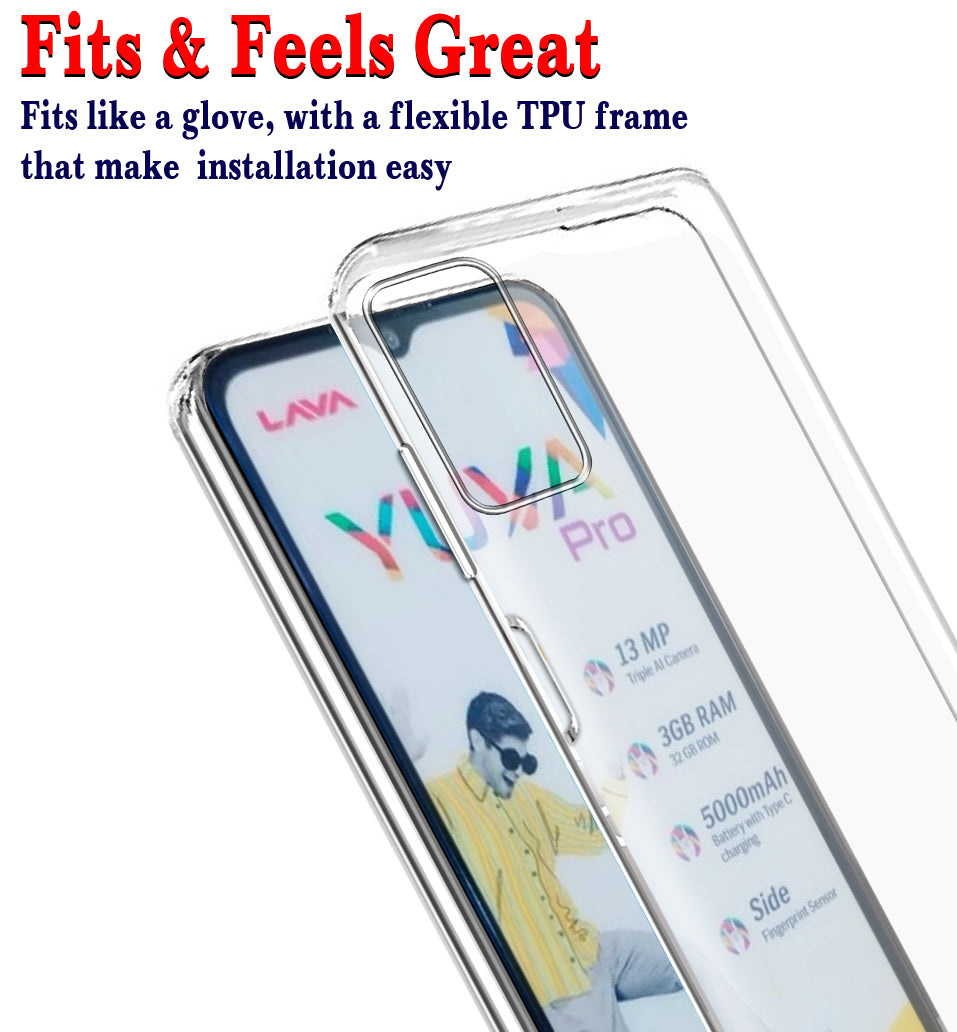 Clear Case for Lava Yuva Pro 4G