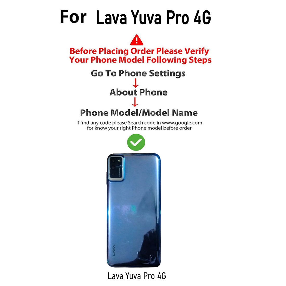 Clear Case for Lava Yuva Pro 4G