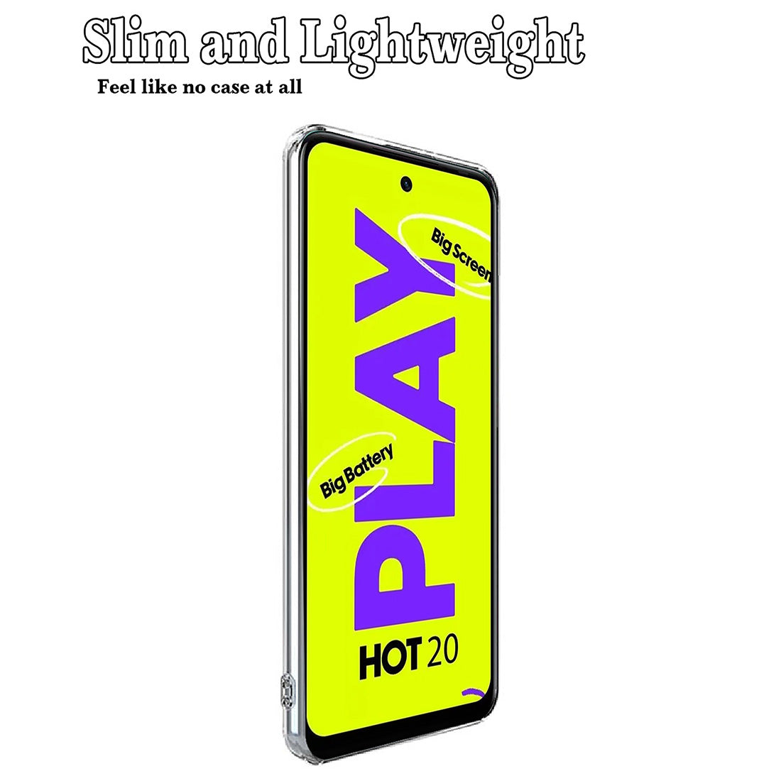 Clear Case for Infinix Hot 20 Play 4G