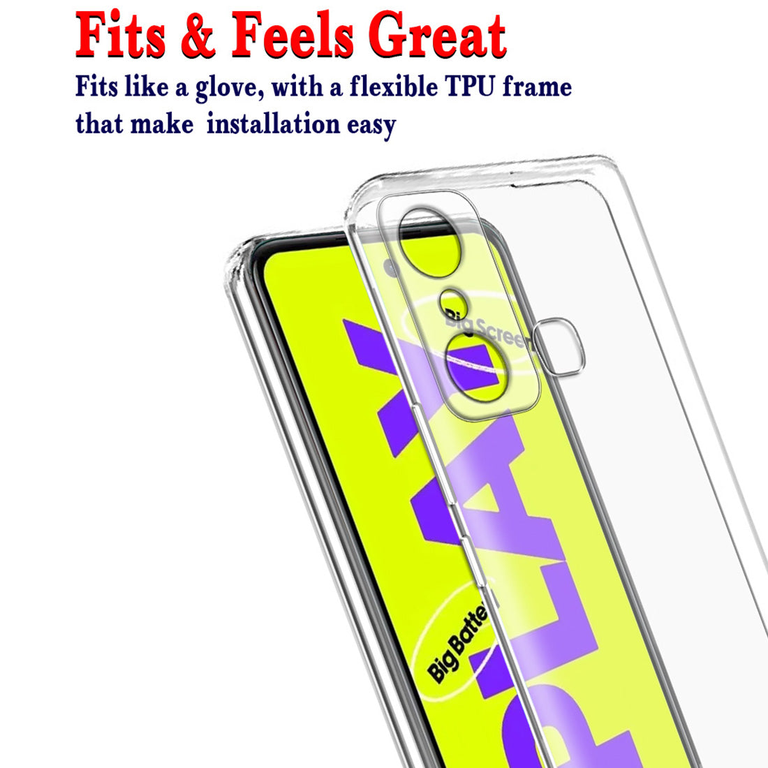 Clear Case for Infinix Hot 20 Play 4G
