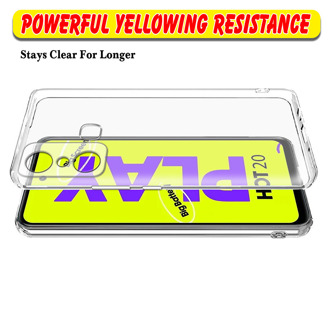 Clear Case for Infinix Hot 20 Play 4G