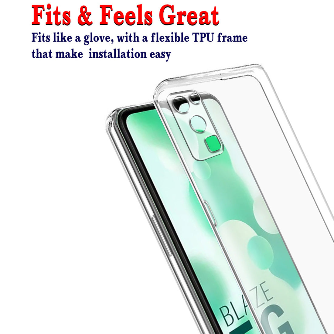 Clear Case for Lava Blaze 5G