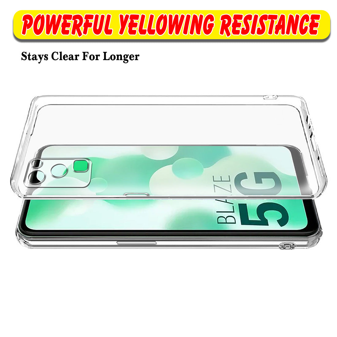 Clear Case for Lava Blaze 5G