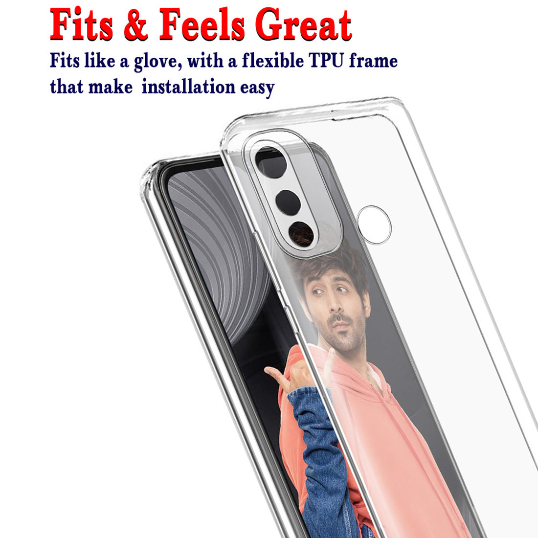 Casotec Soft TPU Back Case Cover for Lava X3 4G - Clear