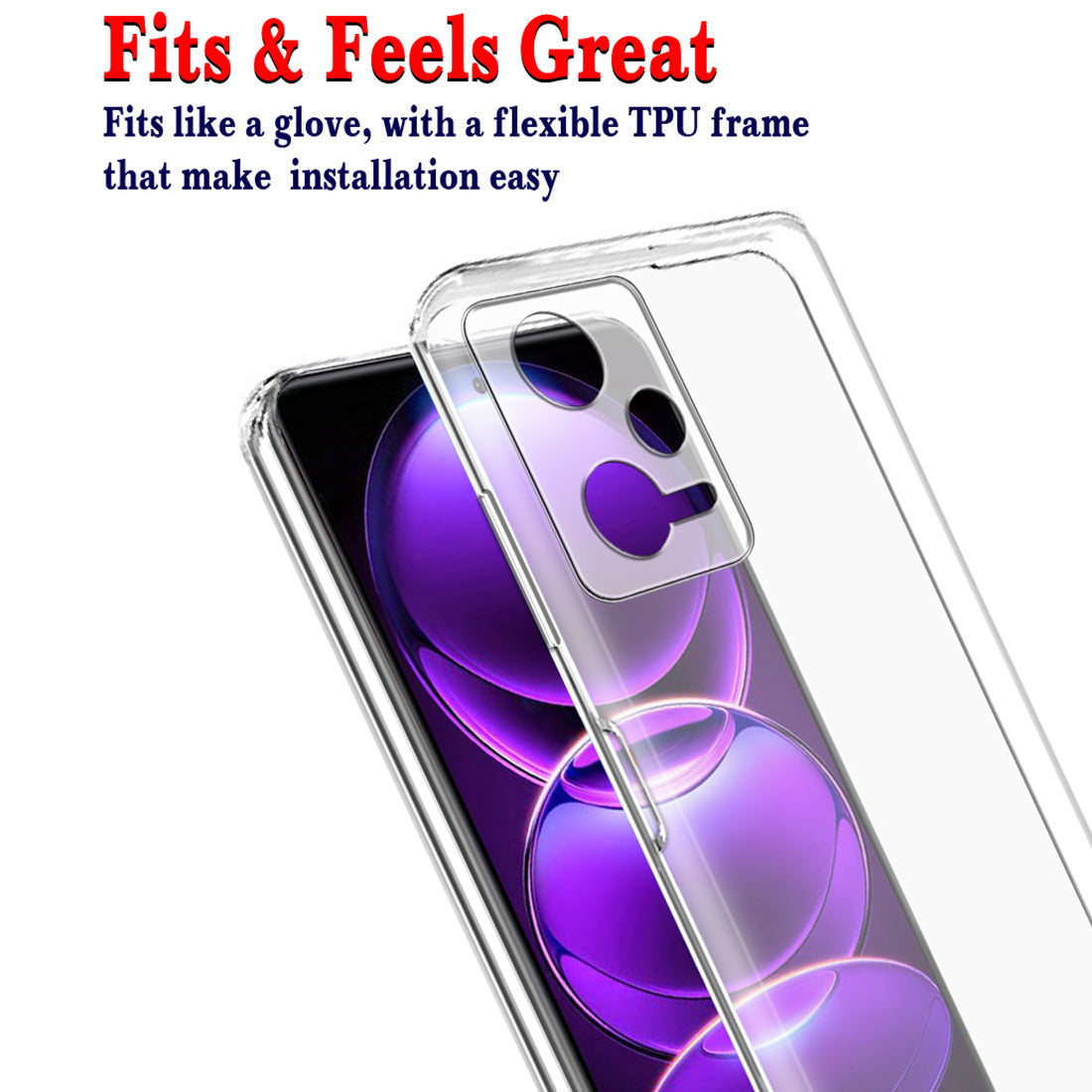 Clear Case for Redmi Note 12 Pro 5G
