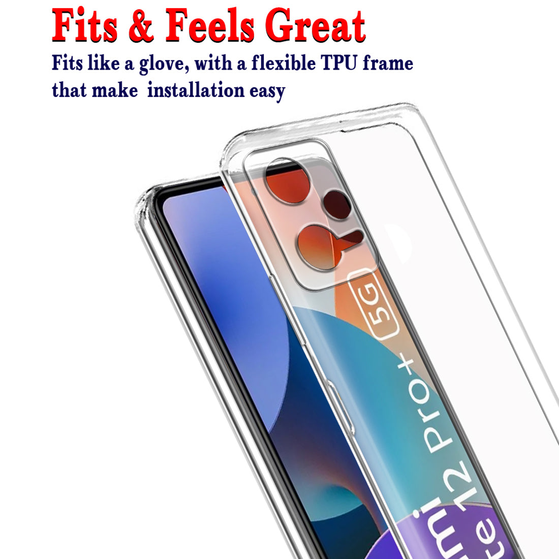 Clear Case for Redmi Note 12 Pro Plus 5G